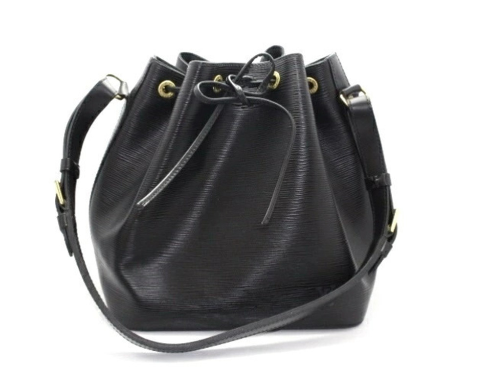 LOUIS VUITTON Neo Noe Shoulder Bag Epi Leather Noir Black